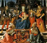 Madonna and Child Enthroned with Saints